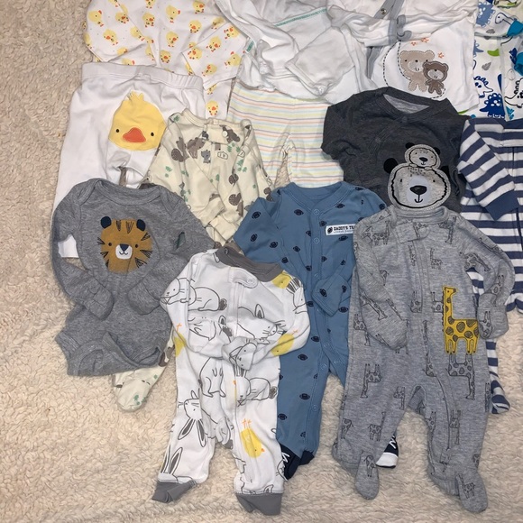 Newborn onesie & outfit lot! Cheap! Make me an offer!!!! Way more than pictured! - Picture 2 of 7
